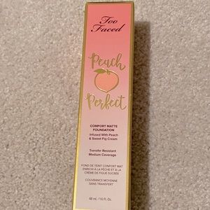Too Faced Peach Perfect Comfort Matte Foundation Shade Vanilla, Brand New!